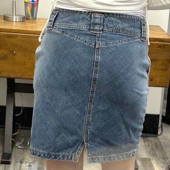 Vintage Y2K Gap Jean Skirt Size 6 - Picture 2 of 6